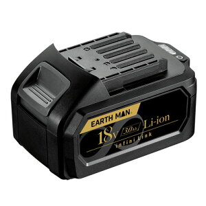 EARTH MAN infini-Link 18V��p�o�b�e���[�p�b�N USB�o�͕t�� 3.0Ah BP-180LiGB
