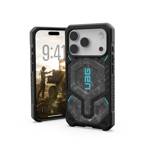 URBAN ARMOR GEAR �ϏՌ� �P�[�X iPhone 18 Pro/iPhone 17 Pro MONARCH PRO �J�����{�^���J�� �t�H�[�W�h�J�[�{���t�@�C�o�[/�u���[ UAG-IPH26MA-P-FCFB