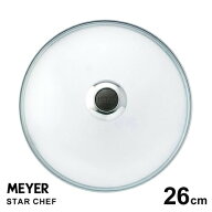 MEYER マイヤー フライパン蓋 グラス リッド 26cm MN-GF26 フライパン 蓋 26cm ガラス蓋 中身が見える ふ…