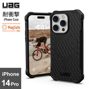 URBAN ARMOR GEAR iPhone14 Pro 6.1 �ϏՌ��P�[�X ESSENTIAL ARMOR �u���b�N UAG-IPH22MB-EMS-BK ���{���K�㗝�X�i