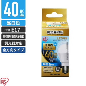�A�C���X�I�[���} LED�d�� E17 ���� �S���� �����F 40�` 440lm LDA5N-G-E17/W/D-4V1