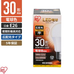 �A�C���X�I�[���} LED�d�� E26 �L�z�� �d���F 30�`���� 325lm LDA3L-G-3T5