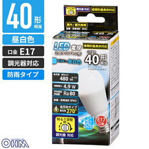 �I�[���d�@ LED�d�� �~�j�N���v�g���` E17 40W�`���� �����F ���O�Ή� LDA5N-G-E17/D G11
