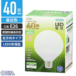 �I�[���d�@ LED�d�� �{�[���d���` E26 40�`���� �����F LDG4N-G AG51