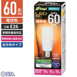 �I�[���d�@ LED�d�� T�` E26 60�`���� �d���F LDT7L-G IS21