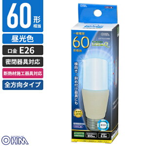 �I�[���d�@ LED�d�� T�` E26 60W�`���� �����F �S�����^�C�v �f�M�ގ{�H��� LDT7D-G IG92