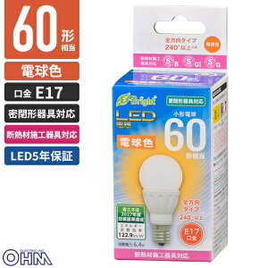 �I�[���d�@ LED�d�� ���` E17 60�`���� �d���F LDA6L-G-E17 IS22