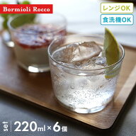 Bormioli Rocco ボルミオ リ ロッコ アミューズ・ブッシュ ボデガ グラス 220ml 6個セット グラス 耐熱 …