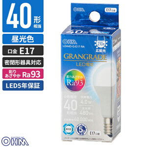 �I�[���d�@ LED�d�� ���`E17 40�`���� �����F LDA4D-G-E17 RA