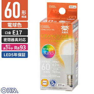 �I�[���d�@ LED�d�� ���`E17 60�`���� �d���F LDA6L-G-E17 RA