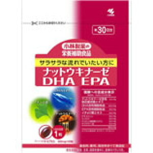 【合算3300円以上で注文可能】ナットウキナーゼDHA EPA300mg×30粒(約30日分) 【小林製薬の栄養補助食品】