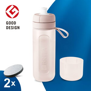 【合算3300円以上で注文可能】【BRITA】ブリタ ボトル型浄水器 アクティブ モーヴローズ マイクロディスク 2個入り