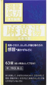 【第2類医薬品】JPS麻黄湯エキス錠N 63錠【セルフメディケーション税制対象】