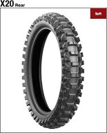 BRIDGESTONE ブリヂストン BATTLECROSS X20 【100/90-19 57M】 バトルクロス タイヤ MC125 CR125R CRF250…