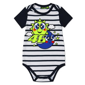 US YAMAHA 北米ヤマハ純正アクセサリー VR46 Classic Sun ＆ Moon Baby Onesie キッズ