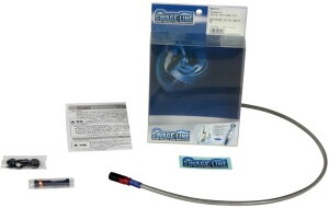 SWAGE-LINE スウェッジライン クラッチホースキット ZZ-R1100C KAWASAKI カワサキ ブレーキホース・クラッチホース ブレーキ ホースカラー:クリア / フィッティングカラー:レッド/ブラック