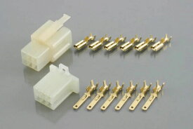K-CON キタココンビニパーツ コネクターセット タイプ：110型／6極(カプラー色：ナチュラル)
