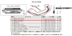 SP���� SP�^�P�K�� �G�L�]�[�X�g�p�C�v/DIO110/�I�[�o���T�C�����T�[�p �f�B�I110 HONDA �z���_ �G�L�]�[�X�g�p�C�v �}�t���[