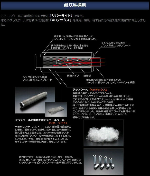 楽天市場】BEAMS ビームス SS400 フルエキゾーストマフラー 