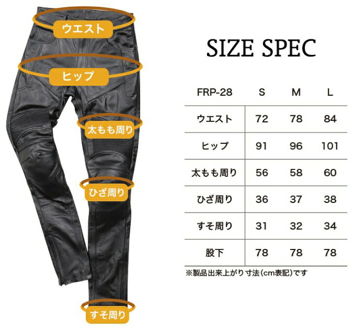 楽天市場】DEGNER デグナー カップ付レザーパンツ レディース レザー 
