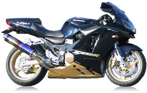 r’s gear アールズギア ワイバン フルエキゾーストマフラー シングルタイプ ZX-12R KAWASAKI カワサキ マフラー サイレンサーカラー:チタンドラッグブルー