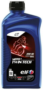elf エルフオイル MOTO4 TWIN TECH(モト4ツインテック)【20W-60】【4サイクルオイル】 4サイクルオイル オイル