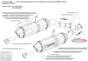 AKRAPOVIC AN|rb` yyAp[czP-HF464 fitting assembly NINJA1000 Z1000 Z1000SX KAWASAKI JTL ̑}t[IvVECi }t[