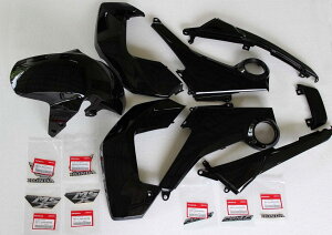 TYGA PERFORMANCE �^�C�K�p�t�H�[�}���X �R���v���[�g�{�f�B���[�N�Z�b�g �O���� HONDA �z���_ �t���J�E���E�O���Z�b�g �J�E���֘A �O�� COLOR�FAsteroid Black metallic Scheme (Type 1)