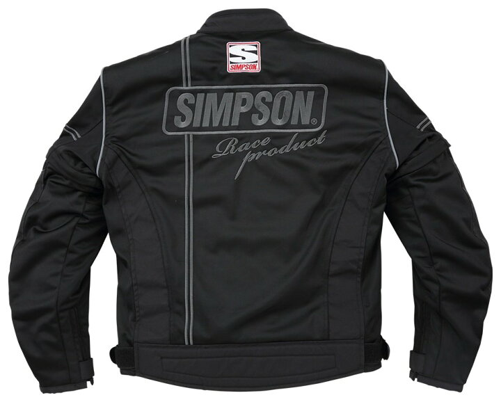 楽天市場】SIMPSON シンプソン メッシュ ライダースジャケット 