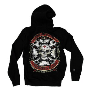 WEST COAST CHOPPERS EGXgR[Xg`bp[Y JjbNWbvt[fB[TCYyMECHANIC ZIP HOODIE SIZEz JWAp[J[Et[fB[EXEFbg Ap