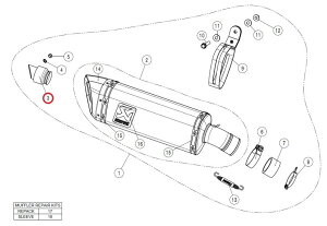 AKRAPOVIC AN|rb` yyAp[czV-TUV168 insert SS NINJA250 NINJA400 Z400 YZF-R25 YZF-R3 KAWASAKI JTL YAMAHA }n obtECi[TCT[ }t[