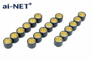 ai-net アイネット ウエイトローラーセット Φ20x15 14g/15g/16g 各6個セット付 PCX125 スペイシー125 アドレスV125 アドレスV125S HONDA ホンダ SUZUKI スズキ ウエイトローラー スクーター駆動系 駆動系