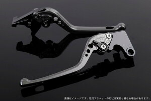 SPEEDRA スピードラ アジャストレバー 3Dロング XMAX YAMAHA ヤマハ ブレーキレバー ハンドル周辺パーツ ハンドル レバー本体カラー:チタン / アジャスターカラー:ブラック