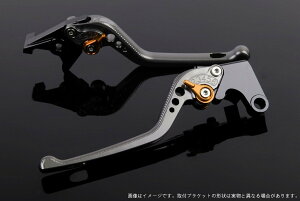 SPEEDRA スピードラ アジャストレバー 3Dロング ADV150 ADV160 PCX125 PCX160 HONDA ホンダ ブレーキレバー ハンドル周辺パーツ ハンドル レバー本体カラー:チタン / アジャスターカラー:ゴールド