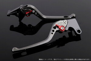 SPEEDRA スピードラ アジャストレバー 3Dロング ADV150 ADV160 PCX125 PCX160 HONDA ホンダ ブレーキレバー ハンドル周辺パーツ ハンドル レバー本体カラー:チタン / アジャスターカラー:レッド