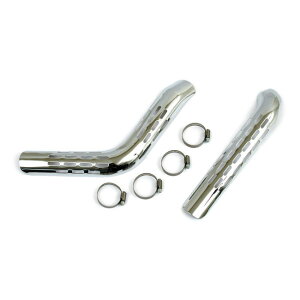 MCS GV[GX }t[q[g V[hZbg PERFORATEDyEXHAUST HEAT SHIELD SET PERFORATEDz Fits MOST AFTERMARKET PIPES 84-09 SOFTAILG 84-94 FXRG 84-85 4-SP FX EVO MODELS NU HARLEY-DAVIDSON n[[_rbh\ }