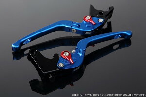 SPEEDRA スピードラ アジャストレバー 3D可倒式 ADV150 ADV160 PCX125 PCX160 HONDA ホンダ ブレーキレバー ハンドル周辺パーツ ハンドル レバー本体カラー:マットブルー / アジャスターカラー:マット