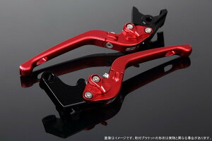 SPEEDRA スピードラ アジャストレバー 3D可倒式 ADV150 ADV160 PCX125 PCX160 HONDA ホンダ ブレーキレバー ハンドル周辺パーツ ハンドル レバー本体カラー:マットレッド / アジャスターカラー:マット