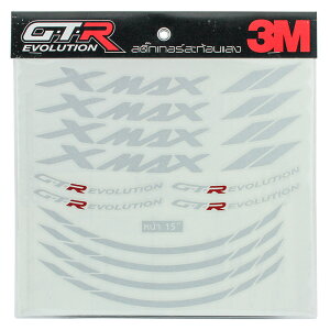 GTR ジーティーアール ホイールエッジステッカー XMAX 300 XMAX250 YAMAHA ヤマハ ステッカー・デカール 外装