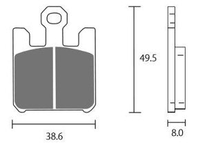 ZCOO �W�N�[ �u���[�L�p�b�h �Z���~�b�N�V���^�[�h ZX-12R ZX-6R ZX-6RR ZX-10R GSX-R1000 KAWASAKI �J���T�L SUZUKI �X�Y�L �u���[�L