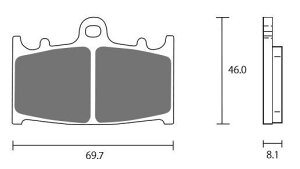 ZCOO �W�N�[ �u���[�L�p�b�h �Z���~�b�N�V���^�[�h KAWASAKI �J���T�L SUZUKI �X�Y�L �u���[�L