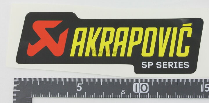 AKRAPOVIC アクラポビッチ 耐熱サイレンサーステッカー ウェビック 
