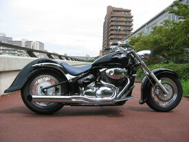KENTEC ケンテック ローライダー2IN1マフラー 90Φ ブルバードM50イントルーダーM800/VZ800 SUZUKI スズキ フルエキゾーストマフラー マフラー