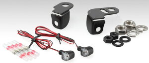 KIJIMA キジマ Nanoウインカー+フロントステーセット BK 36700200 38608-96 HARLEY-DAVIDSON ハーレーダビッドソン ウインカー 灯火類 電装系