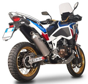 SPARK EXHAUST Xp[N }t[ SLIP-ON DAKAR EURO 5 with connecting pipe for lateral mountingy}t[z CRF 1100L AFRICA TWIN HONDA z_ XbvI}t[