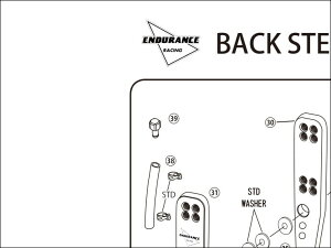 ENDURANCE �G���f�������X �y���[�X��p�z 39.PLUG BREATHER TUBE[�o�b�N�X�e�b�v�L�b�g(EF650K26J1)�F��C���i] �O���� HONDA �z���_ ���̑��X�e�b�v�I�v�V�����E��C���i �X�e�b�v �����