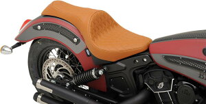 Drag Specialties �h���b�O�X�y�V�����e�B�[�Y �J�o�����V�[�g �u���E�� �_�C�� �ySEAT CABLRO BRN DIAM [0810-1996]�z Scout 2015 - 2017 Sixty 2016 INDIAN MOTORCYCLE �C���f�B�A�� �V�[�g �V�[�g�֘A �O��