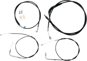 LA CHOPPERS GG[`bp[Y u[LCLbg 15-17' ubN FLD^DWGp yCABLE KIT BK15-17'FLD/DWG [0610-0652]z Dyna Switchback - FLD 2012 2015 Wide Glide EFI FXDWG 2010 HARLEY-DAVIDSON n[[_rbh\ 
