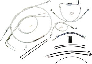 MAGNUM �}�O�i�� CONTROL CABLE KIT SC2 [0610-0882] Dyna Fat Bob EFI - FXDF 2012 2017 Low Rider -FXDL 2014 HARLEY-DAVIDSON �n�[���[�_�r�b�h�\�� �u���[�L���C���[�E�u���[�L�P�[�u�� �u���[�L