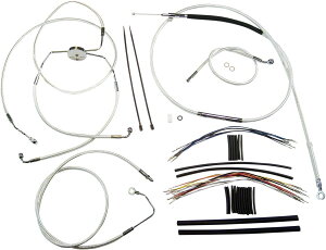 MAGNUM �}�O�i�� CONTROL CABLE KIT SC2 [0610-0912] Electra Glide Classic EFI - FLHTC 2008 2013 Standard FLHT 2009 Ultra FLHTCU Limited FLHTK 2010 Road King FLHR FLHRC Street FLHX HARLEY-DAVIDSON �n�[���[�_�r�b�h�\�� �u���[�L���C���[�E